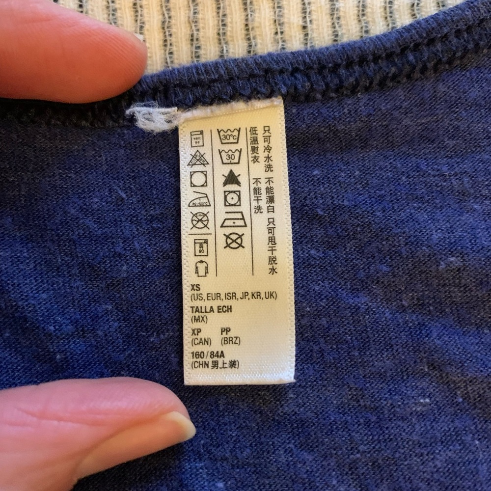 Canadian Shirt Blue Racer Back - Picture 3 of 3